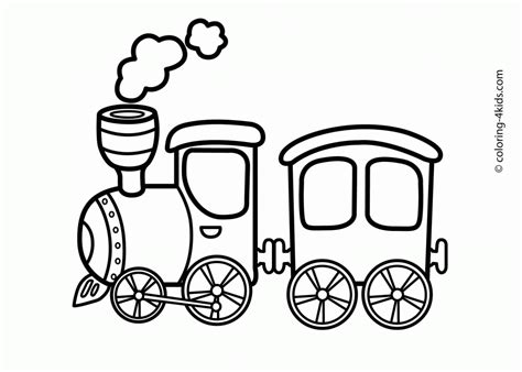 Christmas Train Coloring Pages Toy - Coloring Home