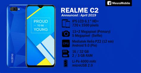 Realme C2 Price In Malaysia RM429 & Full Specs - MesraMobile