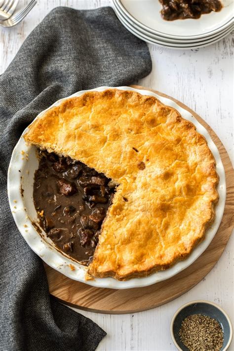 Best-ever Steak and Mushroom Pie - Sugar Salt Magic