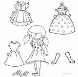 Free Printable Paper Doll Templates sketch template