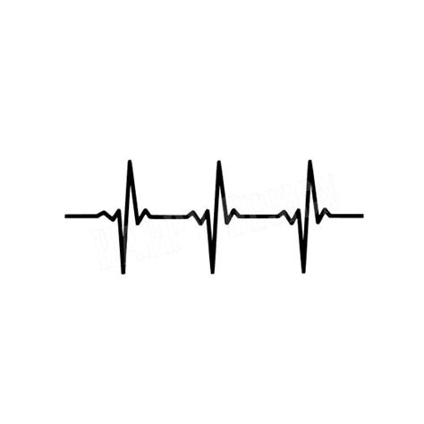 Heartbeat SVG File, Hearbeat Pulse SVG, Medical SVG, Nurse Svg, Cricut Cut Files, Silhouette Cut ...