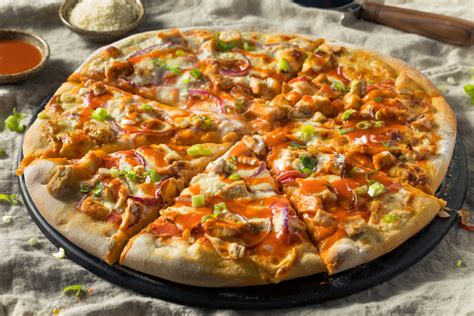 Buffalo Chicken Pizza - Alisons Pantry Delicious Living Blog