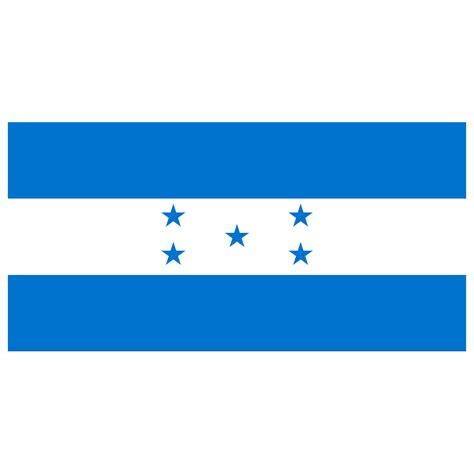 HN Honduras Flag Icon | Public Domain World Flags Iconset | Wikipedia Authors