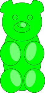 Gummy Bear Outline Clip Art at Clker.com - vector clip art online ...