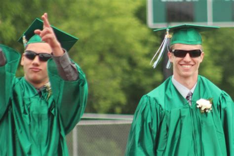 James Buchanan High School graduation. Kerri Fleegle photo. My son CJ on the right and his ...