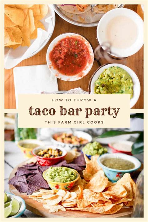 Taco Bar Checklist + How to Plan A Taco Bar Party