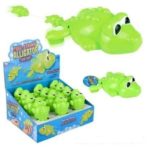 6" Pull-String Alligator Bath Toy | PartyGlowz.com