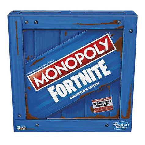 Instructions Manual & Rules for Monopoly: Fortnite Collector's Edition ...