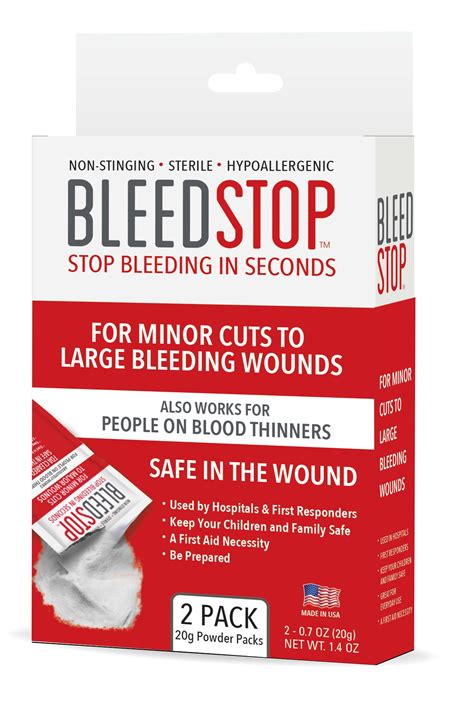 BleedStop™ for People on Blood Thinners, Great for Nosebleed
