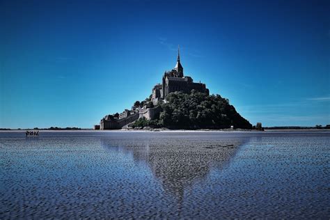 History of Mont-Saint-Michel in Normandy, France