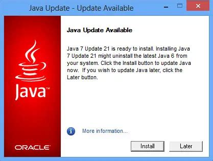 Java 7 Update 21 Offline Installers Direct Download Links