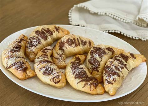 Nutella Croissants Recipe - Organized Island