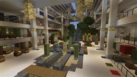 Mall / Shopping Center - Beach Town Project Minecraft Project | Minecraft projects, Minecraft ...