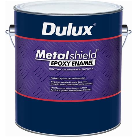 Dulux Metalshield 500ml White Base Topcoat Epoxy Enamel Paint