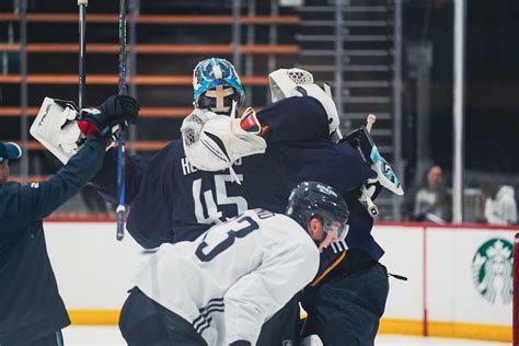 Seattle Kraken on Twitter: "let’s just say that the goalies were v ...