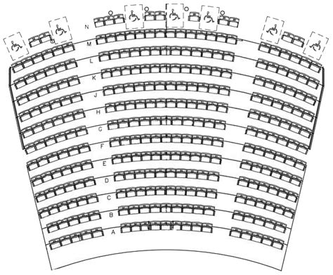 Freedom Hall Seating Chart - Nathan Manilow Theatre Seating Chart