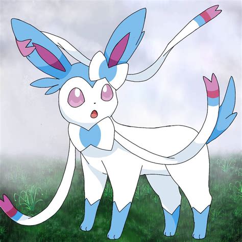 Shiny Sylveon by Eeveevei on DeviantArt