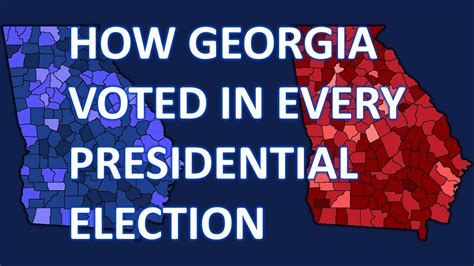 Georgia Presidential Voting History - YouTube