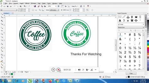 Using coreldraw to design logo - ksecl