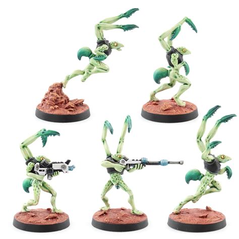 WWG SCI-FI MINIATURE Alien Mantids – 28mm Wargame Figure Mini Futuristic - £19.99 | PicClick UK