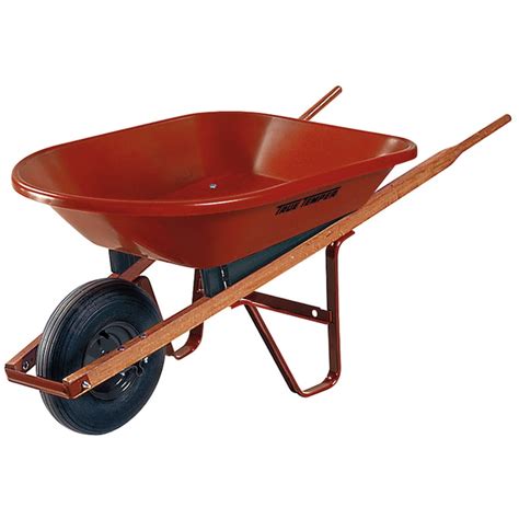 Ames 4 cu ft Poly Wheelbarrow in the Wheelbarrows department at Lowes.com