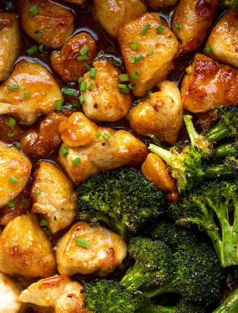 Apricot Chicken - Sticky Apricot Chicken with Roasted Broccoli