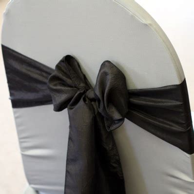 All Events: Event, Party and Wedding Rentals - Ohio: Black Crinkle Sash