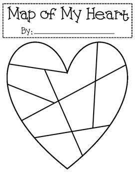 Map of My Heart Class Book by Mad For Kinder | TPT