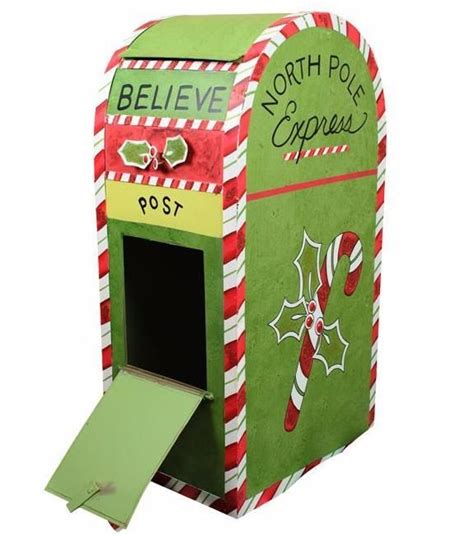 North Pole Express Mailbox | Office christmas decorations, North pole ...