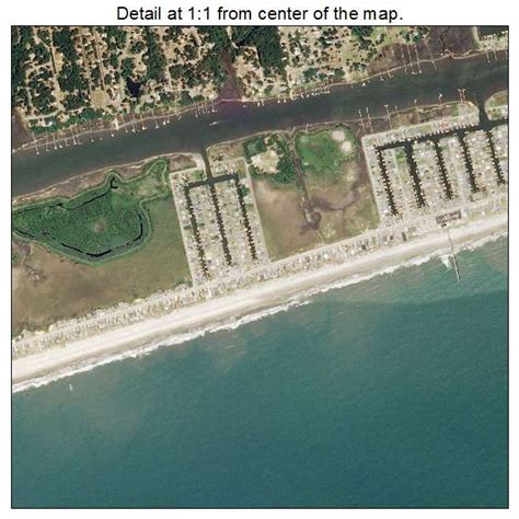 Aerial Photography Map of Holden Beach, NC North Carolina