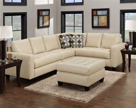 Cream Leather | Sofas for small spaces, Small sofa designs, Small scale ...