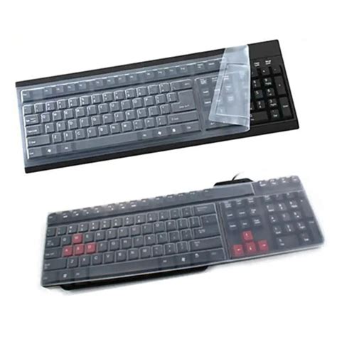 Universal Silicone Desktop Computer Keyboard Cover Skin Protector Film Cover Keyboard Cover-in ...