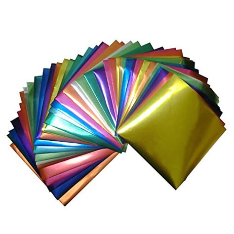 Foil Color Origami Folding Paper 90 Sheets Set Metallic Color | Pricepulse