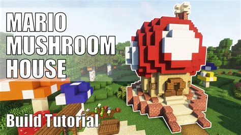 Minecraft Mushroom Super Mario House Build Tutorial - YouTube