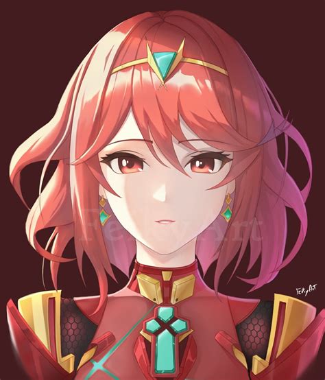 Feiky Art - Pyra - Xenoblade Chronicles 2 - Portrait