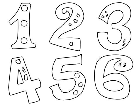 Number Coloring Pages 1 10 at GetColorings.com | Free printable ...