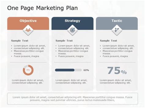 One Page Marketing Plan 06 | Marketing plan template, Marketing ...