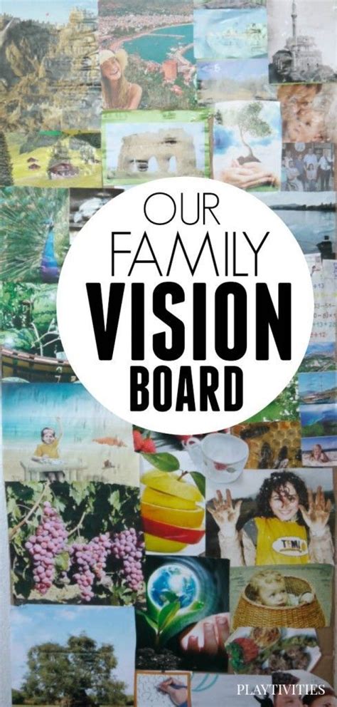 Family Vision Board | Family vision board, Vision board party, Vision board