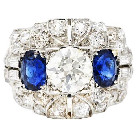 Art Deco Rings - 8,456 For Sale at 1stDibs | vintage art deco rings, art deco sapphire ring ...