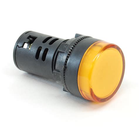 Green 22mm LED pilot light, 100-120V AC/DC - The Electric Brewery