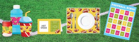 Free Football Party Printables | Bostitch Office