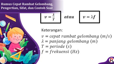 Rumus Cepat Rambat Gelombang, Pengertian, Sifat, dan Contoh Soal ...