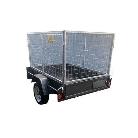 6x4 Medium Duty Trailer With 3ft Galvanized Cage » Bill's Trailers ...