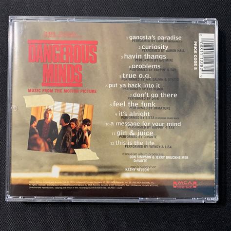 CD Dangerous Minds soundtrack (1995) Coolio, Rappin 4-Tay, Big Mike, W – The Exile Media and ...