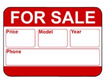 Printable Car For Sale Sign Template - Car Sale and Rentals