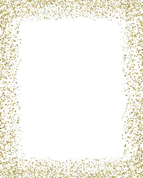 Gold Glitter MIME - Gold color border png download - 2400*3000 - Free Transparent Gold png ...