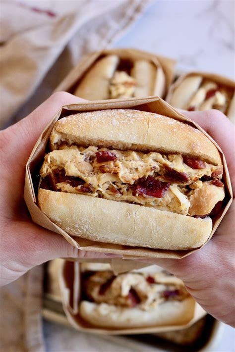 Chicken Bacon Ranch Sandwiches - Table Nutrition