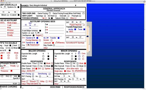 ACBL Convention Card Editor 1.0.15 | Compatibility Database | CodeWeavers