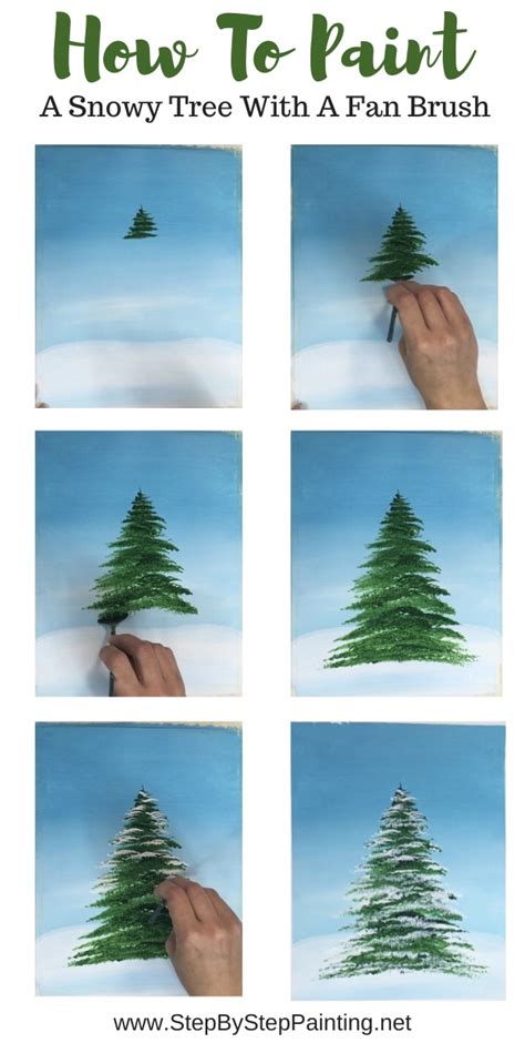 How To Paint A Christmas Tree - Step By Step Painting With Tracie Kiernan