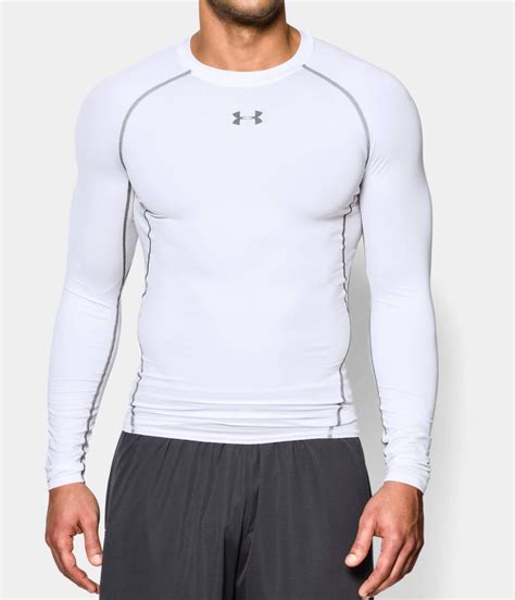 Under Armour - Under Armour Men's HeatGear Armour Long Sleeve Compression Shirt 1257471-100 ...